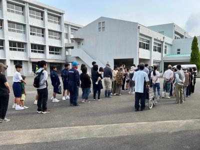 宇美商業高校の様子