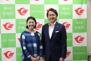 ラジオ出演後の記念撮影