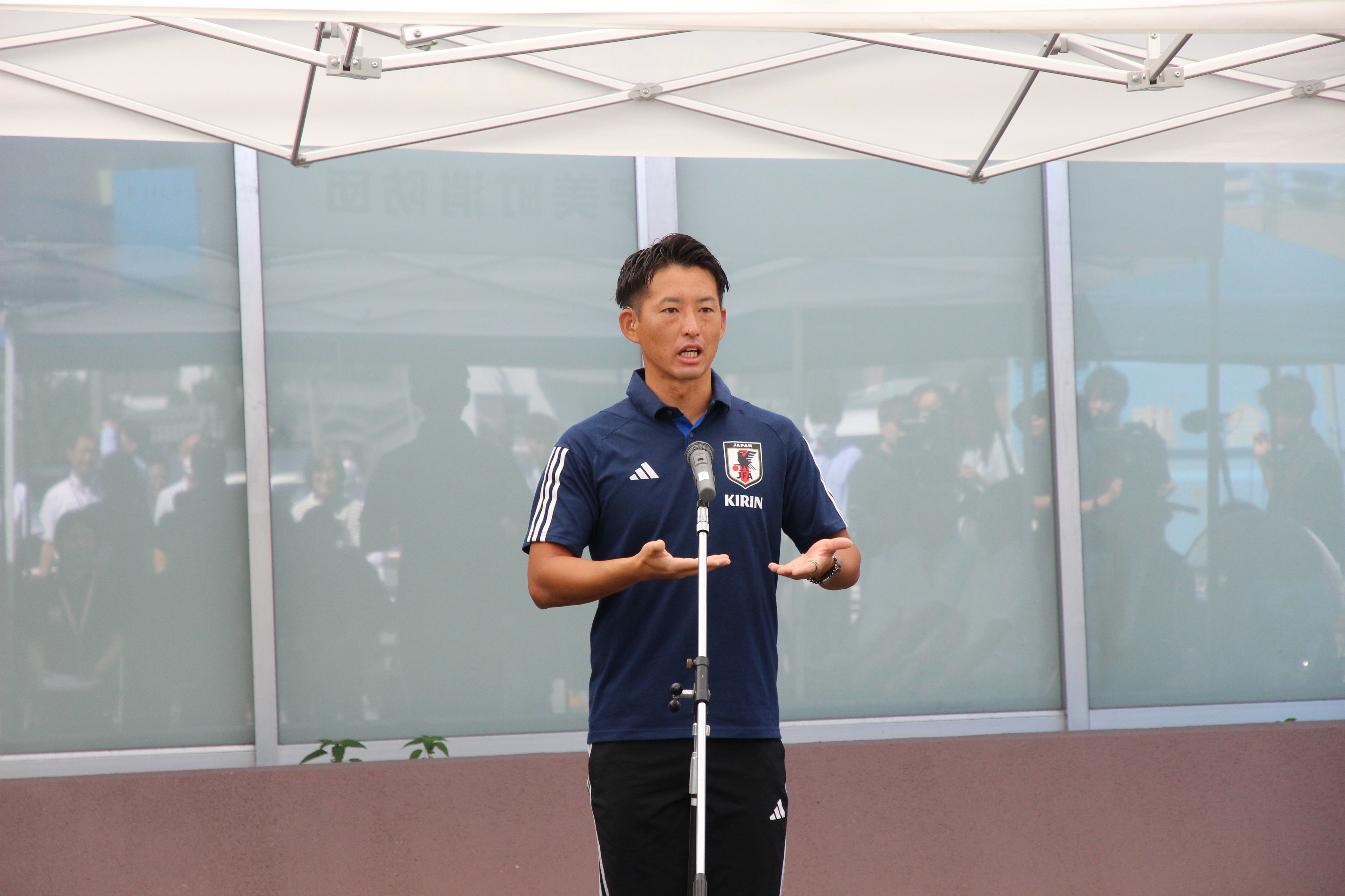 松元卓巳選手　決意表明