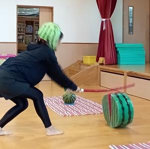 すいかわりお手本