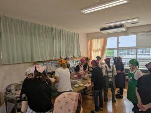 PTA　給食試食会