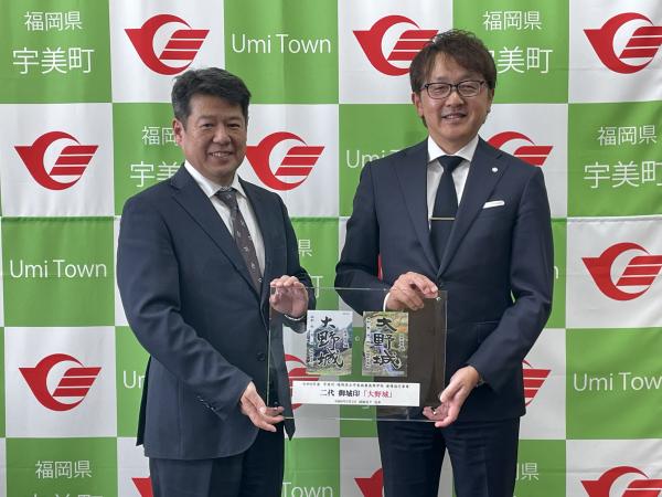 笹野校長と記念撮影