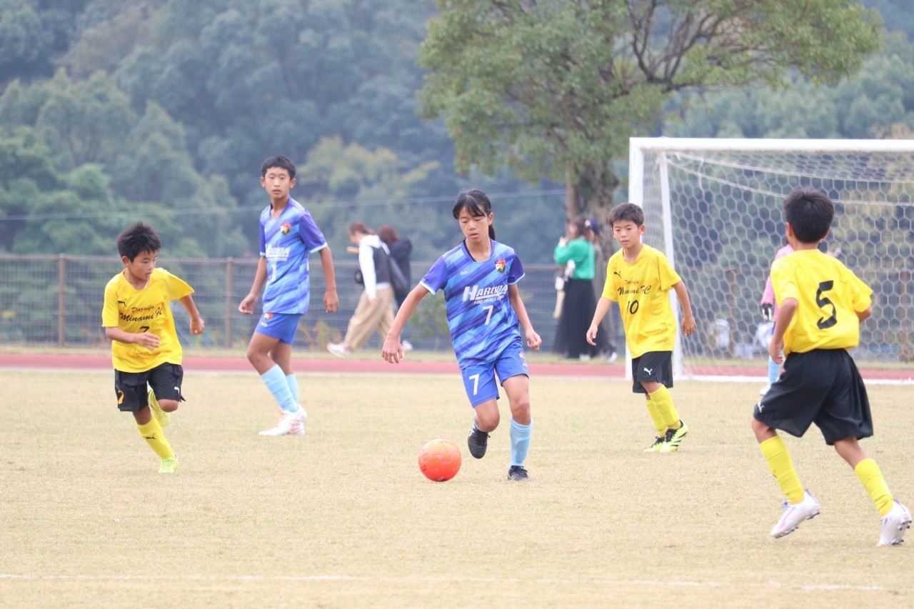 西田治杯少年サッカー大会の様子