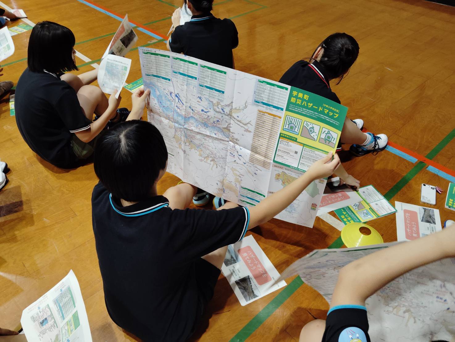 防災マップで学習