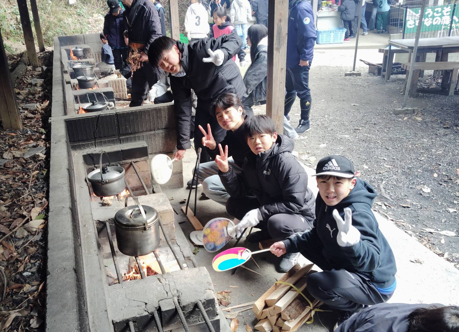野外炊飯