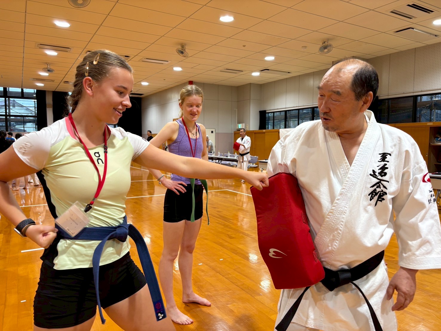 日独スポーツ少年団同時交流（空手道体験）