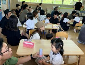 完成したおばけを飛ばしてみる
