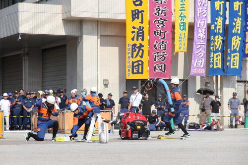 小型ポンプの部　宇美町消防団　第７分団