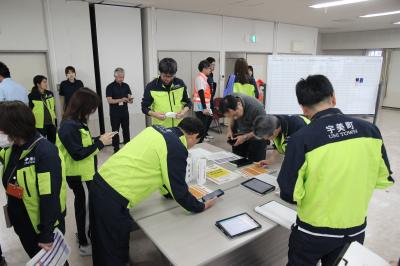 宇美町職員災害対応訓練