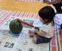 0歳児すいかわり①