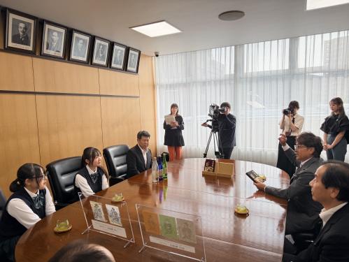 宇美商業生徒さんと