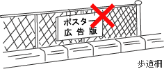 図：屋外広告物を表示または設置してはならない物件