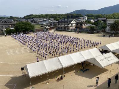 運動会開会式