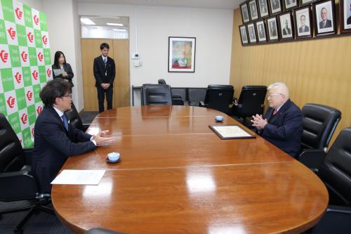 九州矯正管区長表彰　表敬訪問