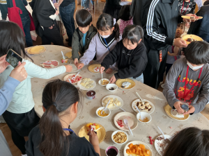 クレープづくり